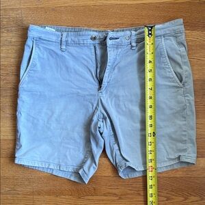 rag & bone Sky Blue Flat-Front Men’s Shorts